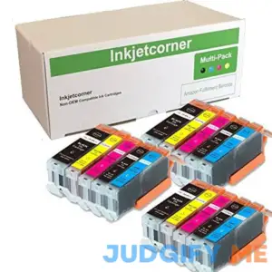 Inkjetcorner Compatible Ink Cartridges Replacement for PGI-250XL CLI-251XL for use with MG6420 MG5520 MG5522 MX922 MG5420 MG5422