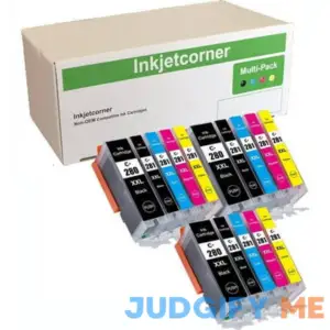 Inkjetcorner Compatible Ink Cartridges for PGI-280xxl CLI-281xxl PGI 280 XXL CLI 281 XXL