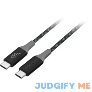 Insignia 8ft 60W USB-C to USB-C Charge-and-Sync Braided Cable