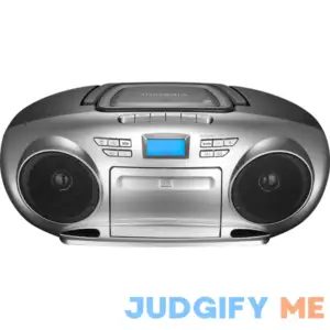 Insignia AM/FM Radio Portable CD Boombox with Bluetooth