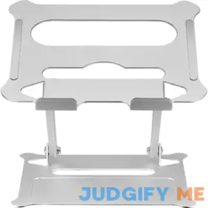 Insignia Ergonomic with Adjustable Height & Angle Silver Laptop Stand for Laptops up to 17