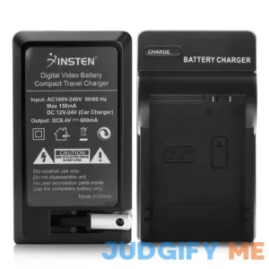 Insten Compact Battery Charger Set compatible with Canon LP-E8