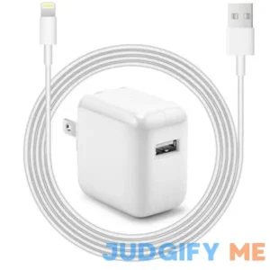 Ipad Charger iPhone Charger-Apple MFi Certified-12W USB Wall Charger Foldable Portable Travel Plug with USB Charging Cable Compatible with iPhone