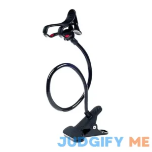 Itart Plastic Flexible Long Arms Gooseneck Clip Clamp Stand Universal Cell Phone Holder