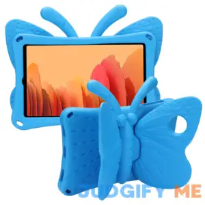 JGY Fire HD 10 Kids Tablet 10.1 11th Gen Pretty Butterfly Case for Kids Girl EVA Foam Full Cover Sturdy Fire HD 10 Case with Stand Pencil Holder