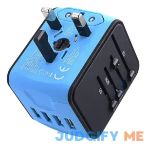 JMFONE International Travel Adapter Universal Power Adapter Worldwide All in One 4 USB Perfect for European US