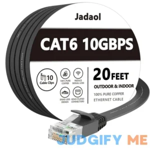 Jadaol Cat 6 Ethernet Cable Flat Internet Network Lan patch cord