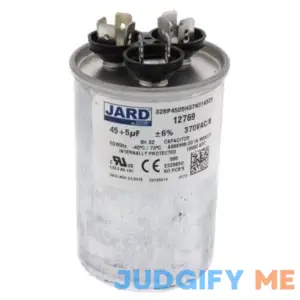 Jard 45/5 MFD 370V Dual Round Run Capacitor 12769