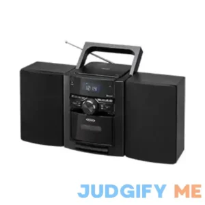 Jensen Bluetooth Portable CD Music System with Cassette Player and AM/FM Radio