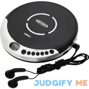 Jensen CD-60r Portable CD Player with Bass Boost