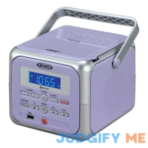 Jensen Cd-660 Portable Stereo Cd Player Boombox with Bluetooth FM Radio