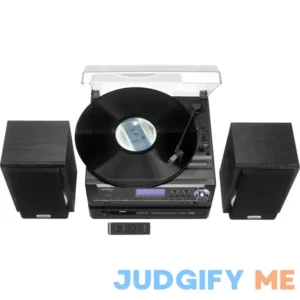 Jensen JTA-475 3-Speed Turntable with CD