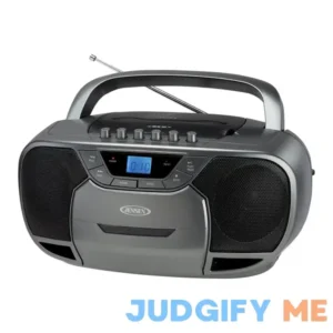 Jensen Portable Bluetooth Stereo CD Cassette Player/Recorder with AM/FM Radio