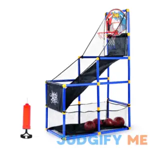 Joyin Arcade Basketball Game Set with 4 Balls and Hoop for Kids Indoor Outdoor Sport Play