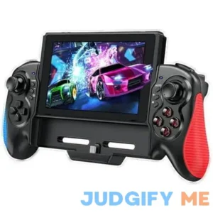 Joypad for Nintendo Switch/OLED Joy Cons Esywen Replacement for Switch Joy Cons with Handheld Grip Double Motor Vibration Built-in 6-Axis Gyro
