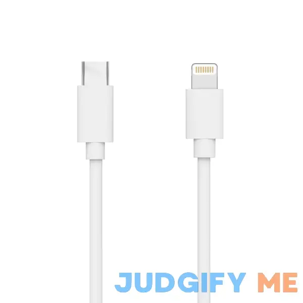 Just Wireless 4' Lightning to USB-C PVC Cable Just Wireless 4' Lightning to USB-C PVC Cable