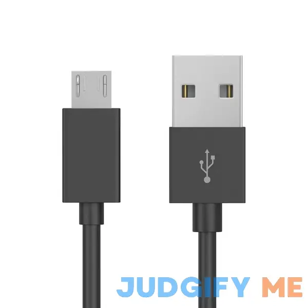 Just Wireless 4' TPU Micro USB to USB-A Cable Just Wireless 4' TPU Micro USB to USB-A Cable