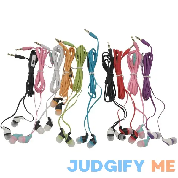 JustJamz Earbuds with Microphone Schools Classroom Libraries JustJamz Earbuds with Microphone Schools Classroom Libraries