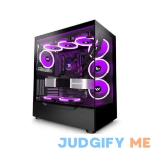 KEDIERS PC Case E-ATX Tower Tempered Glass Gaming Computer Case with 4 PWM ARGB Cases Fans