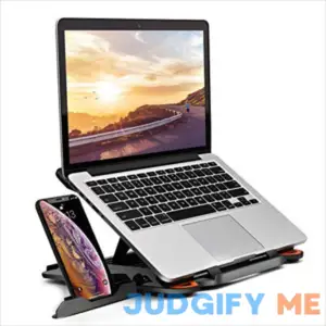 KENTEVIN Laptop Stand Adjustable Laptop Computer Stand Multi-Angle Stand Phone Stand Portable Foldable Laptop Riser Notebook Holder Stand Compatible