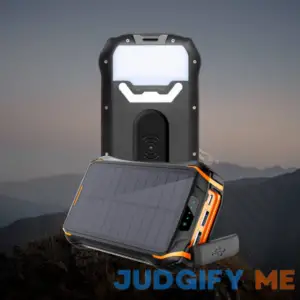 KEUTEK | Portable Solar Power Bank 26800mAh - 99Wh | Lifetime Warranty Orange