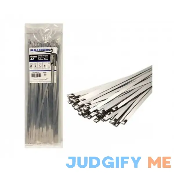 Kable Kontrol Heavy Duty Stainless Steel Metal Zip Ties Kable Kontrol Heavy Duty Stainless Steel Metal Zip Ties