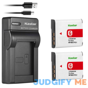 Kastar Battery & Slim USB Charger for Sony