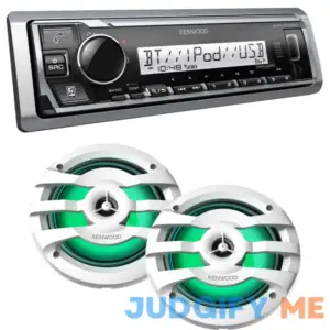 Kenwood KMR-M332BT Marine Digital Media Receiver with Bluetooth