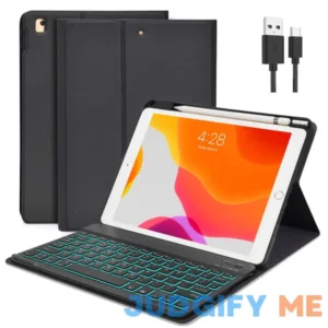 Keyboard Case for iPad 9th/8th/7th Generation 10.2 inch 2021/2020/2019 iPad Air 3/Pro 10.5-inch Case with Keyboard Pencil Holder