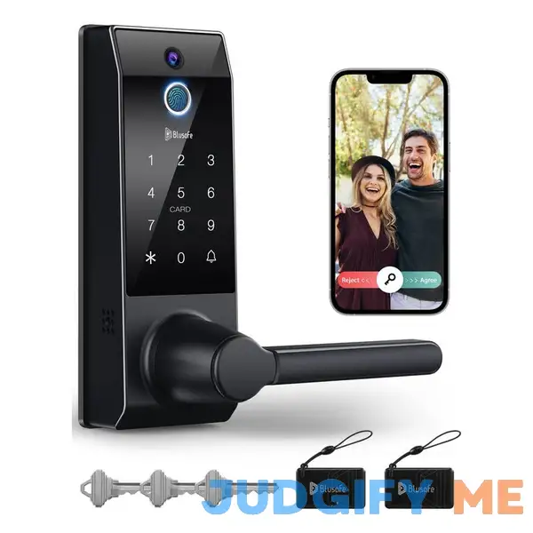 Keyless Smart Lock 3-in-1 Camera+Doorbell+Fingerprint WiFi with Handle Keyless Smart Lock 3-in-1 Camera+Doorbell+Fingerprint WiFi with Handle
