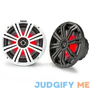Kicker 45KM84L 8" LED Marine Coaxial Speakers