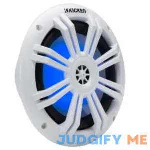Kicker 49KM604WL KM 6.5" 4 Blue LED Marine Coaxial Speakers
