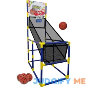 Kids Basketball Hoop Arcade Game with 4 Balls Air Pump