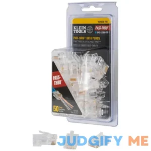 Klein Tools VDV826-704 Pass-Thru Modular Data Plugs