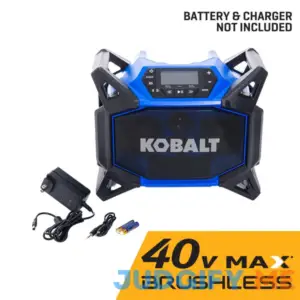 Kobalt 40-volt Water Resistant Cordless Bluetooth Compatibility Jobsite Radio KJR 1040-03