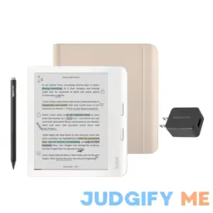 Kobo Libra Colour Black eReader with Case Bundle