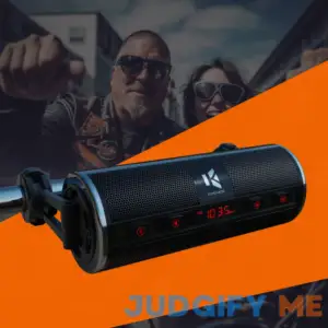 Kspeaker Motorcycle Speakers Bluetooth Waterproof Radio Audio System Built-in Amplifier K2BL