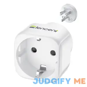 LENCENT Europe to US Plug Adapter European to USA Adapter American Outlet Plug Adapter