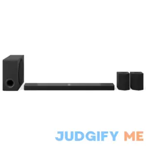 LG S95TR 9.1.5 Channel Wireless Dolby Atmos Soundbar with Rear Speakers