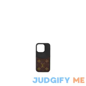 LOUIS VUITTON Bumper Pallas Iphone 15 Pro Monogram Black Monogram