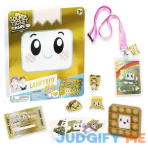 Lankybox Golden Mystery Surprise Boxy Walmart Exclusive Official Merchandise