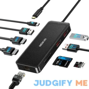 Laptop Docking Station Dual Monitor 9 in 1 USB C Dock with 2 HDMI 4K