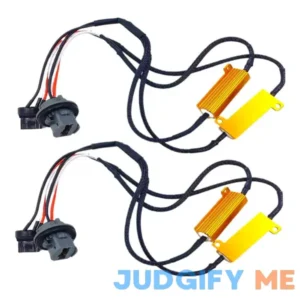 Led Load Resistors Fix Hyper Flash for Switchback Led Turn Signal Blink Light Led License Plate Lights Daytime Running Light Brakeligh Error Code