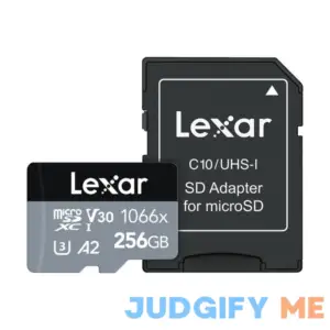 Lexar Professional 1066x UHS-I microSDXC Memory Card with SD Adapter