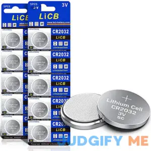 LiCB Cr2032 3V Lithium Battery