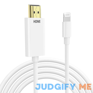Lightning to HDMI Cable for iPhone Digital AV Adapter 1080P HD Video Sync Screen Connector iPhone to HDMI for TV Projector Monitor