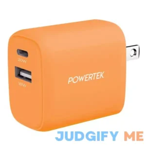 Liquipel Powertek Neon Two Tone Dual Usb-a / Usb-c Wall Charger