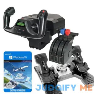 Logitech Saitek Basic Flight Simulation Bundle w/Microsoft Flight Simulator Standard Edition Digital Download