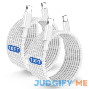 Long USB C to C Fast Charging Cable 10ft