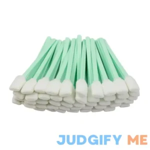 Loveday 100pc 5.1" Square Rectangle Foam Cleaning Swab Sticks for Solvent Format Inkjet Printer Roland Optical Equipment